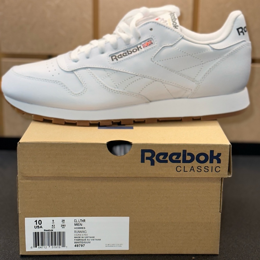 Reebok Classic Leather  - White/Gum